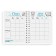 Notebook of 170 x 215mm, 96 sheets, "Diamonds", solid cover, matte film, offset 65g/m2 unit
