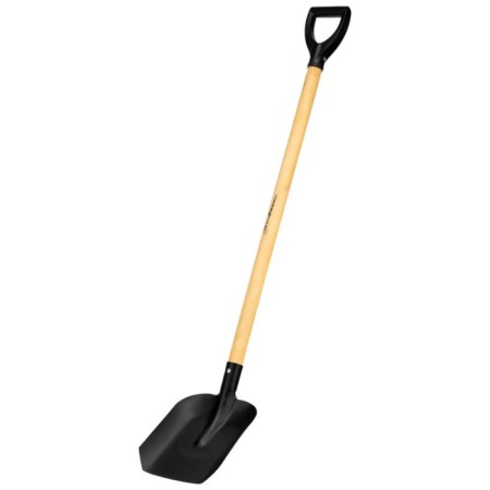 Shovel of soviet, rectangular, l = 130 cm, wooden stalk with a pen, Sibrtekh