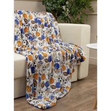 Texrepublic blanket, size 150x200 cm, blue color