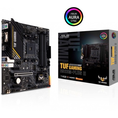 The ASUS TUF Gaming A520M-Plus II SOC-am4 AMD A520 4XDDR4 MATX AC`97 8ch (7.1) 100448-5