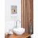 Tokyo bathroom set, white marble color