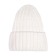 Knitted hat with a lapel for a girl, size 56