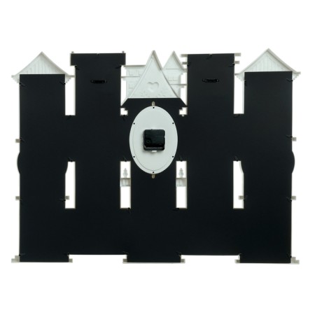 Wall clock, series: photo frames, "house", smooth move, 54.5 x 74 cm-3