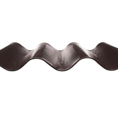 Fencing for the flowerbed, 110 × 24 cm, brown, "wave", Greengo-5