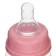 A bottle for feeding, classic throat, 60 ml (measuring scale up to 40 ml) BASIC, 0+ months, pink color