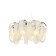 Crystal chandelier with Ambrella Light, Traditional, Tr5377, E14, Color Chrome