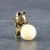 Souvenir "Cat", Brass, Amber Smole, 2.9x1.5x2.0 cm