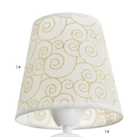 Bra "jam" 1x40W E14 white patinated 20x15x26 cm.-4