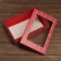 The box is folding, the lid is, with the "New Year's atmosphere" window 30 x 20 x 9 cm