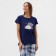 Home female "kittens" (T -shirt/pants), blue/beige color, size 46