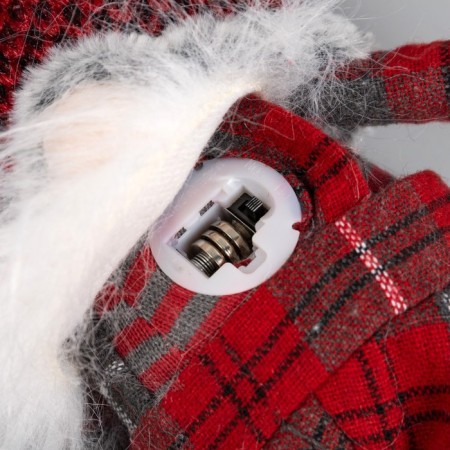 LED figure "Dwarf in a red cap" 13 × 58 × 8 cm, textiles, batteries AG10x3, glow warm white-3