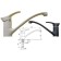 Kitchen mixer Ulgran U003-328, beige color