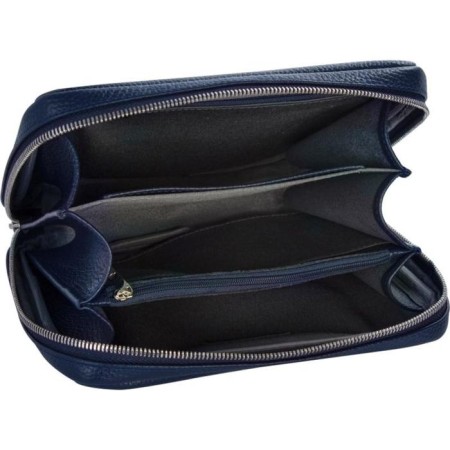 Bag Cross-Bodi with Mumi zipper, blue color-2
