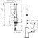 Hansgrohe Focus 31609000 shell mixer, turning
