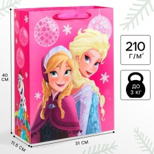 New Year. Gift package, 31x40x11.5 cm, packaging, cold heart