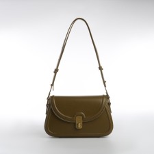 Women's bag Textura, messenger, average size, khaki color