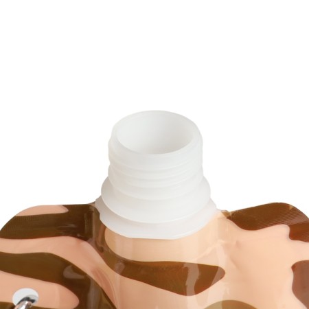 Water flask, 400 ml, "camouflage", 26 x 12 cm, brown-3