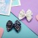 Hair clamp "Bow" rhombics, 4 cm, mix