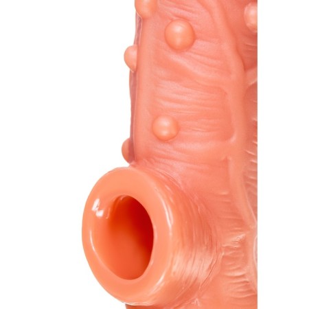 Kokos nozzle is realistic with additional stimulation, TPE, bodily, 17.6 cm-10