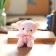 Soft toy "Bear with Heart", on a key fob, 12 cm, color mix
