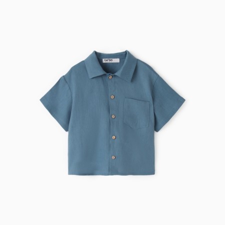 Board for the boy KAFTAN LINEN, p. 32 (110-116), blue-4