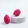 Set of sponge d/makeup (nab 2 pcs price for nab) plastic case-heart latex package QF package