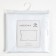 Pillowcase Ethel Hotel 70x70 cm, Straip-Satin 3x3, white color, 100% cotton, 125g/m2