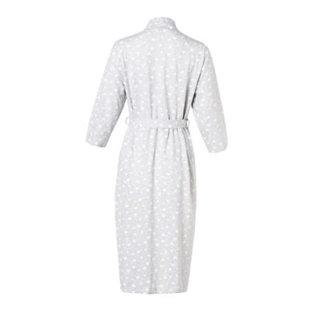 Women's bathrobe KAFTAN "hearts", Gray, p.40-42-8