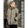 Boy jacket, height 128 cm, color Militari Khaki