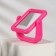 Mirror desktop, mirror surface 7.8 × 9.8 cm, pink color