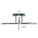 Chandelier "Dinosaur" LED 128W 3000-6000K green 66x66x17 cm Bayerlux