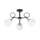 Cutilux Steven Cel and Cutilux CL141231 54x54x29.5 cm, 3x75W, E27, Black Color Black