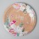 Disposable plate Flowers, craft, single -layer, 18 cm