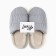 Male slippers, size 42-43, gray color