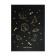 A4 sketchbook, 26 black sheets, "cat on the moon", density 110 gr., Mix