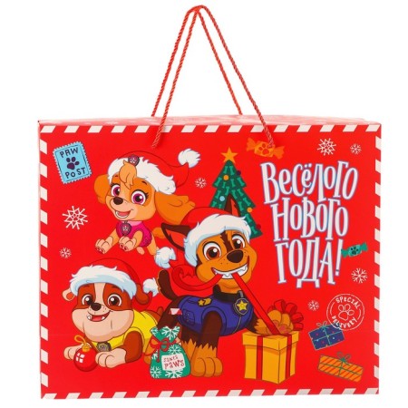 Gift package "New Year" 40x50x15 cm, puppy patrol-3