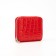Women's wallet with lightning, red color