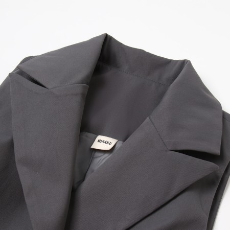 Women's vest Minaku: Safari Graphite Color, Rr. 48-1