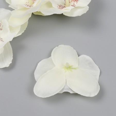 A bud on the leg for decoration "White orchid" d = 5.5 cm-1