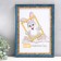 Photo frame Plastic "Legend" 21x30 cm, blue