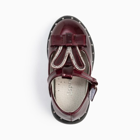 Sandals for the girl, burgundy color, size 25-3