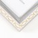 Photo frame plastic 15x20 cm "Golden brackets. Double" gray 18.5x23.5 cm