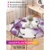 The tablecloth “Orchids”, round, oxford, elastic band, size 120x120 cm, diameter 75-100 cm