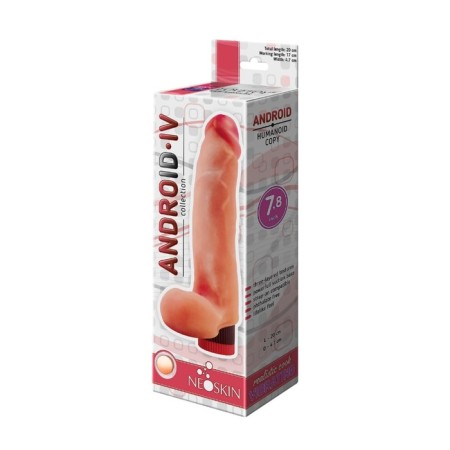 Lovetoy Android-L vibrator. NeoSkin, realistic, built -in vibrator, 20 x 4.7 cm, bodily-3