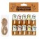 Decorative clothespins with a rope for the suspension "Dracosi" set 10 pcs., 1.5 × 12 × 14 cm