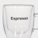 Glass mug with double walls Magistro "Duo. Espesso ", 80 ml, 9 × 6 × 6.5 cm