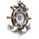 Watch Wall Interior "Anchor", smooth move, 38 × 30 cm, D-12.5 cm