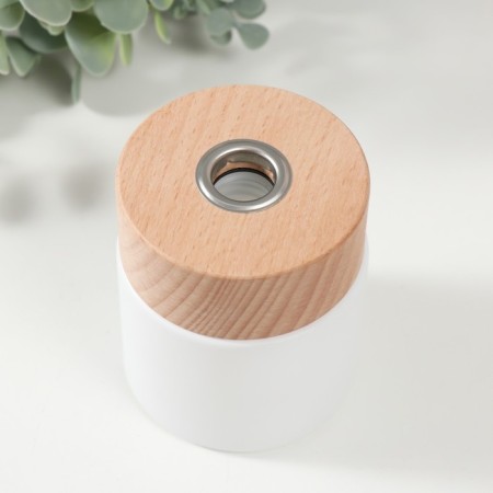 Diffusor for essential oils with a white cloud cover 140 ml 7x7x8.6 cm-1