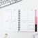 Planing with dividers "every day", soft cover, A5 format, 50 sheets