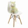 Soft toy "Lama", 45 cm, striped